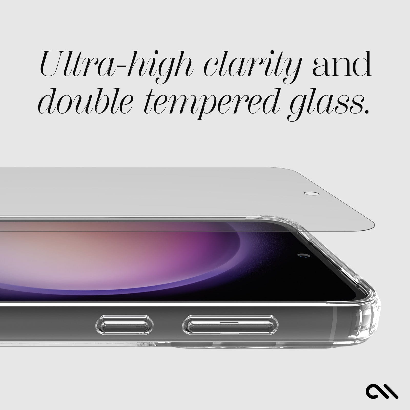 Case-Mate Samsung Galaxy S23 FE Case & GLASS Screen Protector