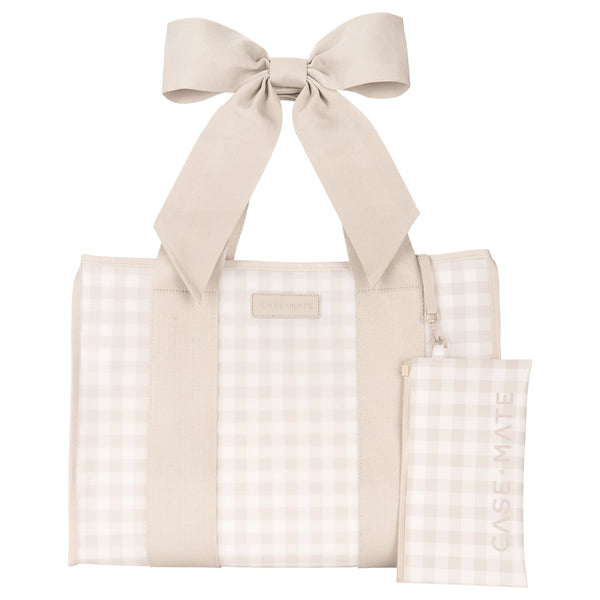 #color_latte gingham bow