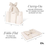 #color_latte gingham bow
