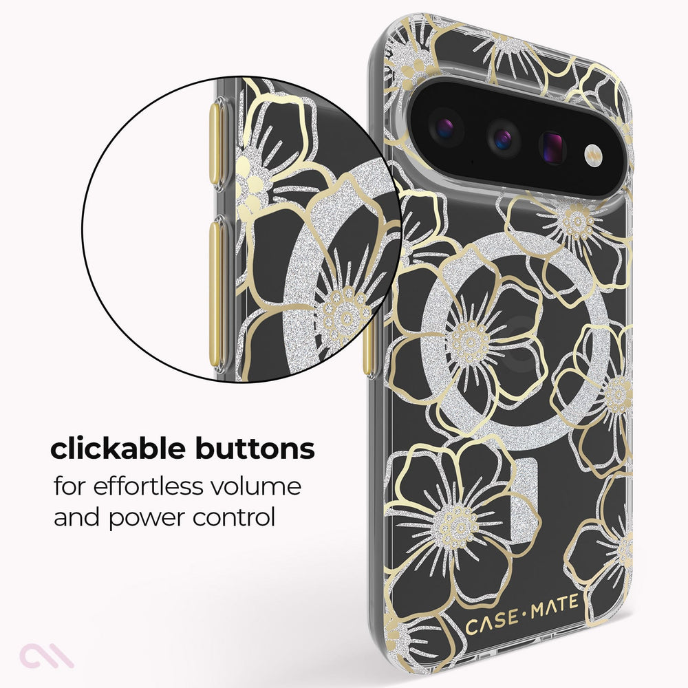 Clickable Buttons for effortless volume and power control