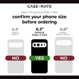 Only Fits Google Pixel 11 Pro, confirm your phone size before ordering, 6.3 " Google Pixel 11 pro