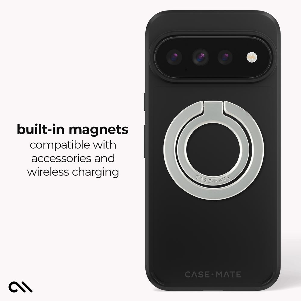 Built-in magnets compatible with accessories and wireless charging
