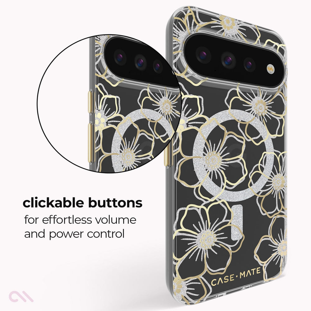 Clickable Buttons for effortless volume and power control