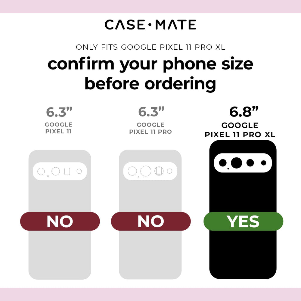 Only Fits Google Pixel 11 Pro Xl, confirm your phone size before ordering, 6.8 " Google Pixel 11 Pro XL