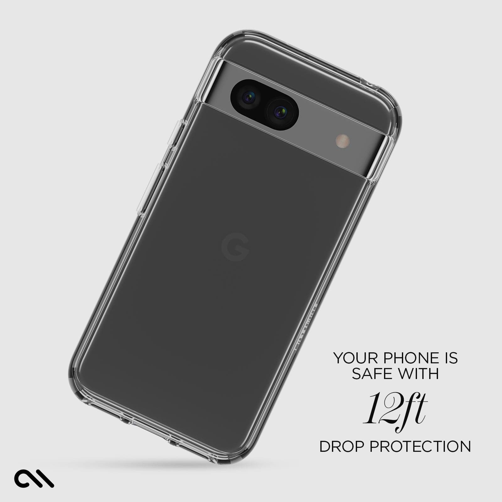 your phone is safe with 12ft drop protection