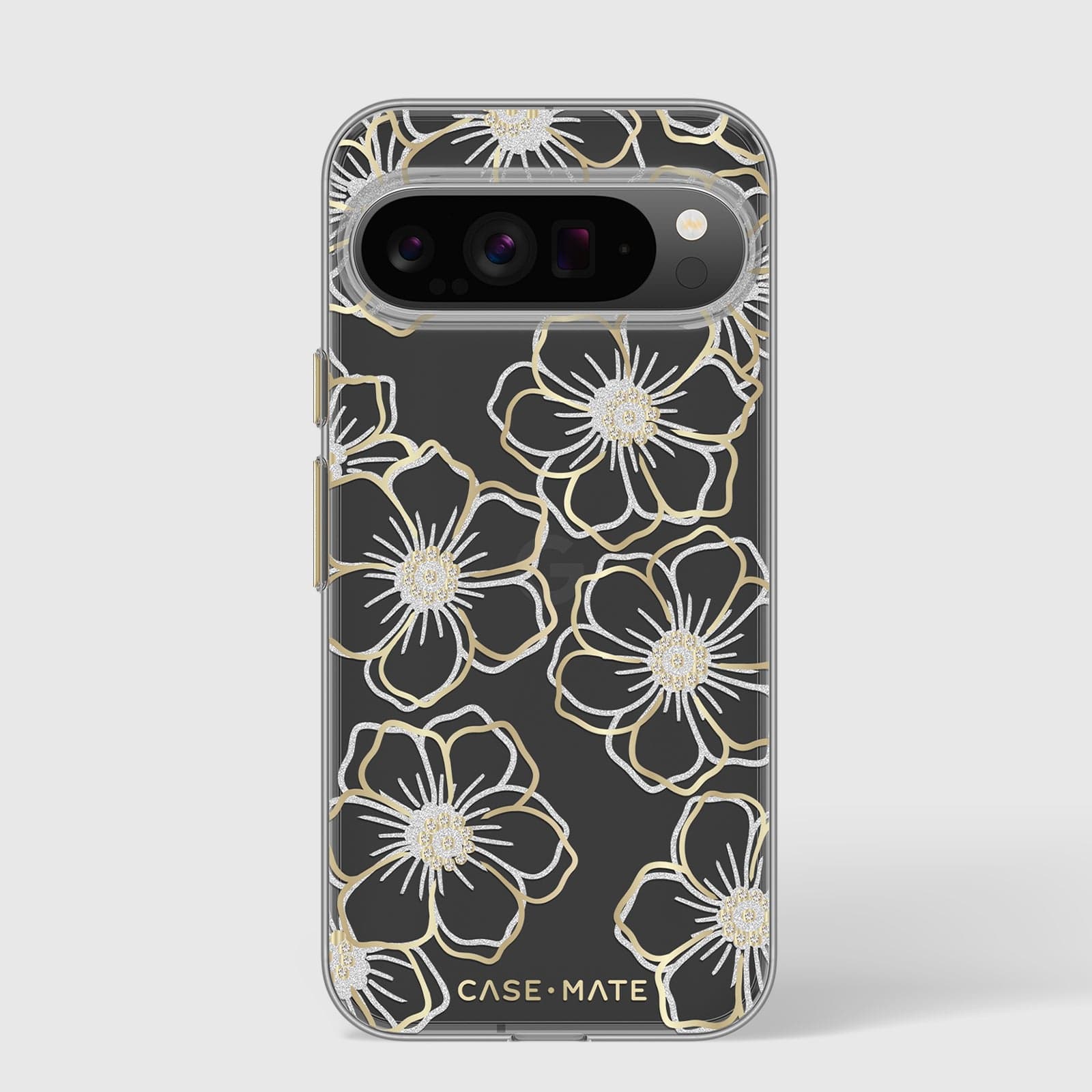 Floral Gems (Gold) - Pixel 9 Pro XL