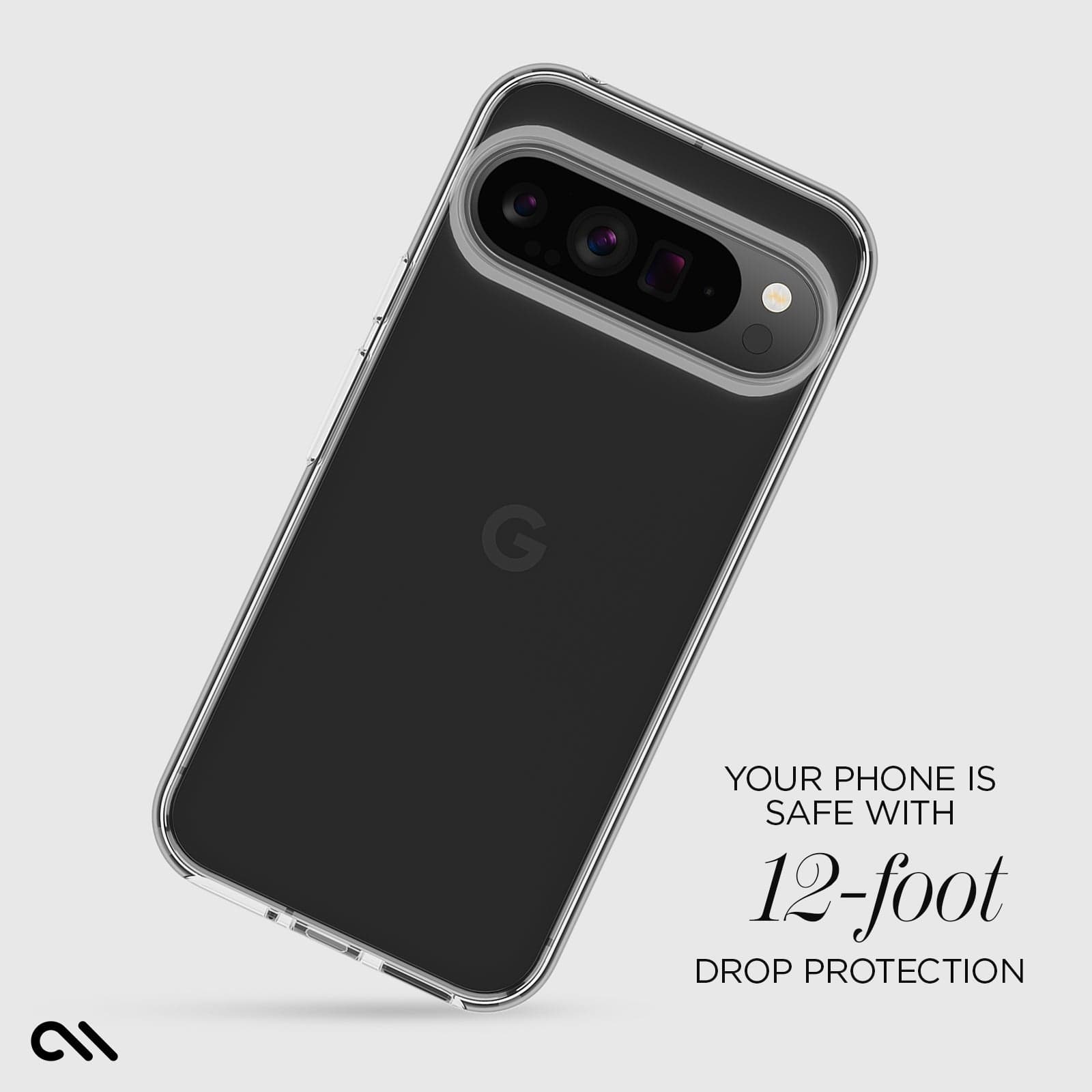 YOUR PHONE IS SAFE WITH 12FT DROP PROTECTION