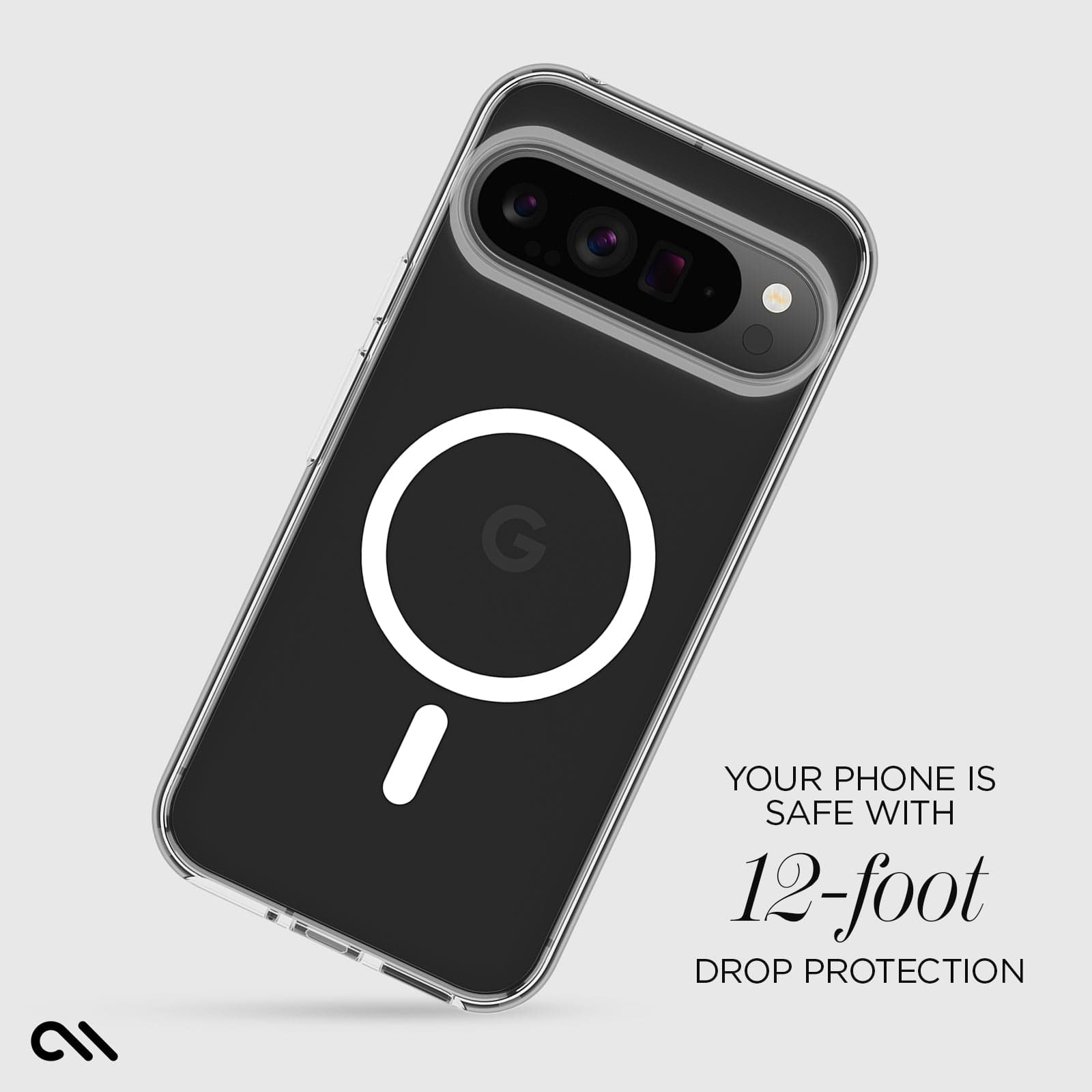 YOUR PHONE IS SAFE WITH 12FT DROP PROTECTION