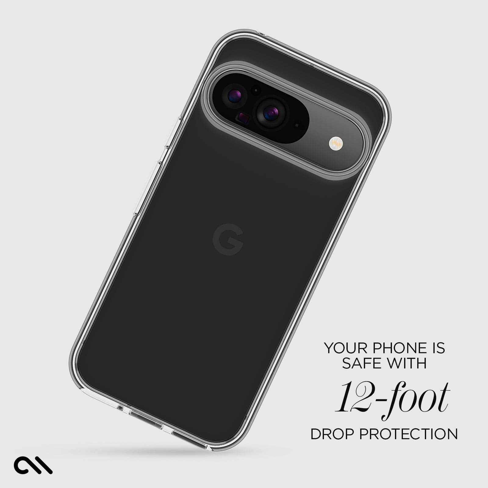 YOUR PHONE IS SAFE WITH 12FT DROP PROTECTION