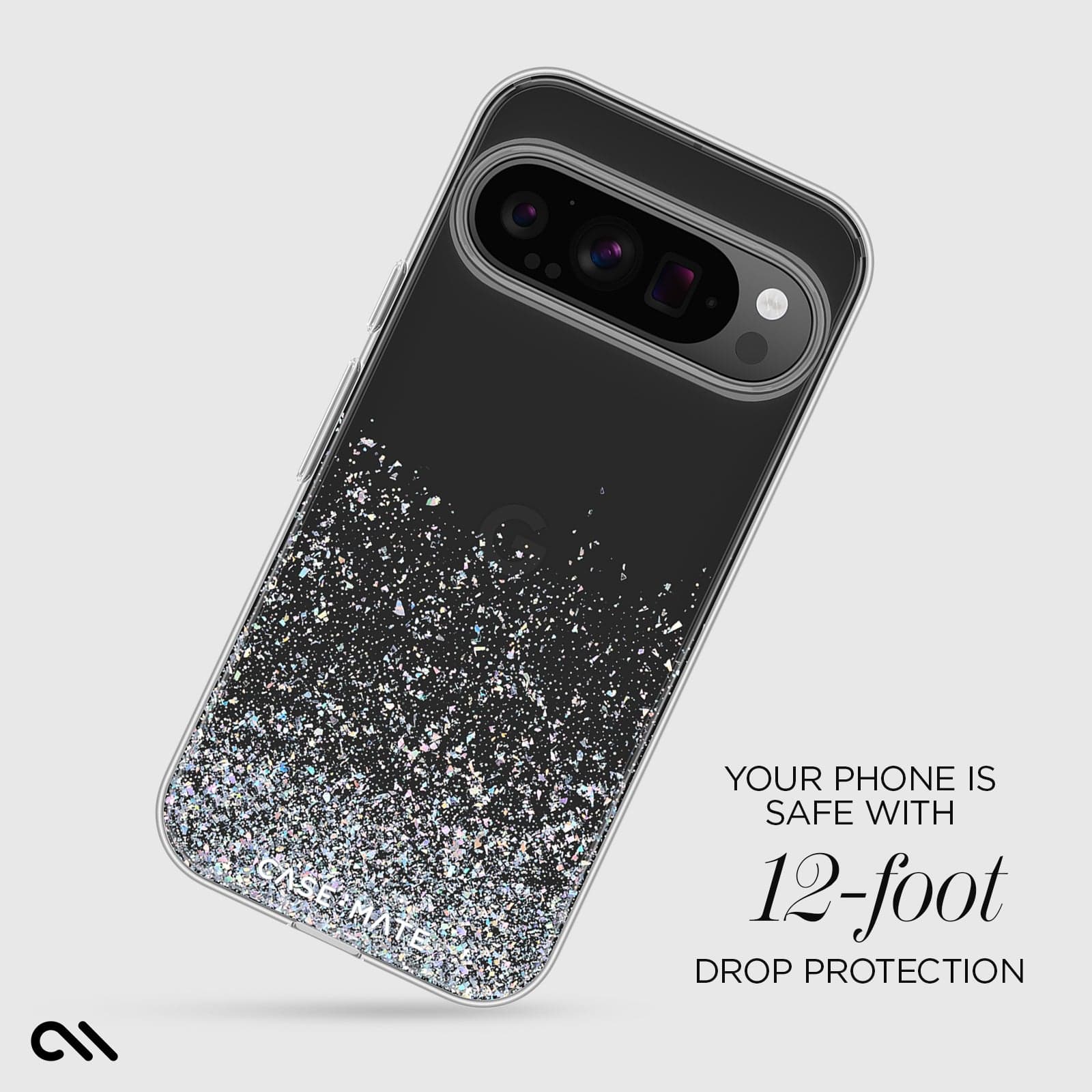 Your phone is safe with 12ft drop protection