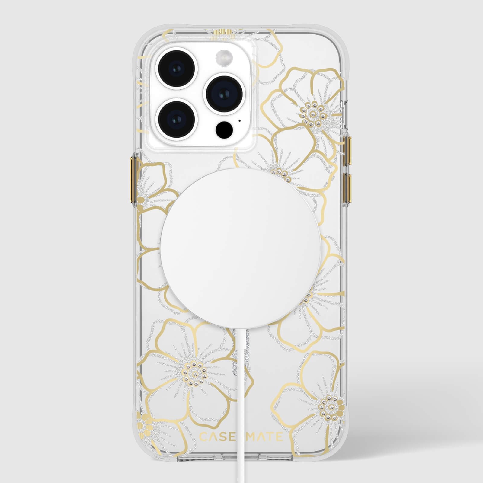 Floral Gems MagSafe iPhone 15 Pro Max Case Mate