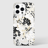 Multi Floral Black and White