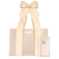 Jelly Tote Ecru Raffia Bow
#color_raffia bow