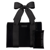 Midnight Black Bow Jelly Tote 
#color_midnight black bow