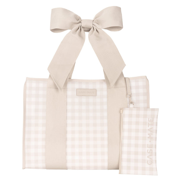 #color_latte gingham bow