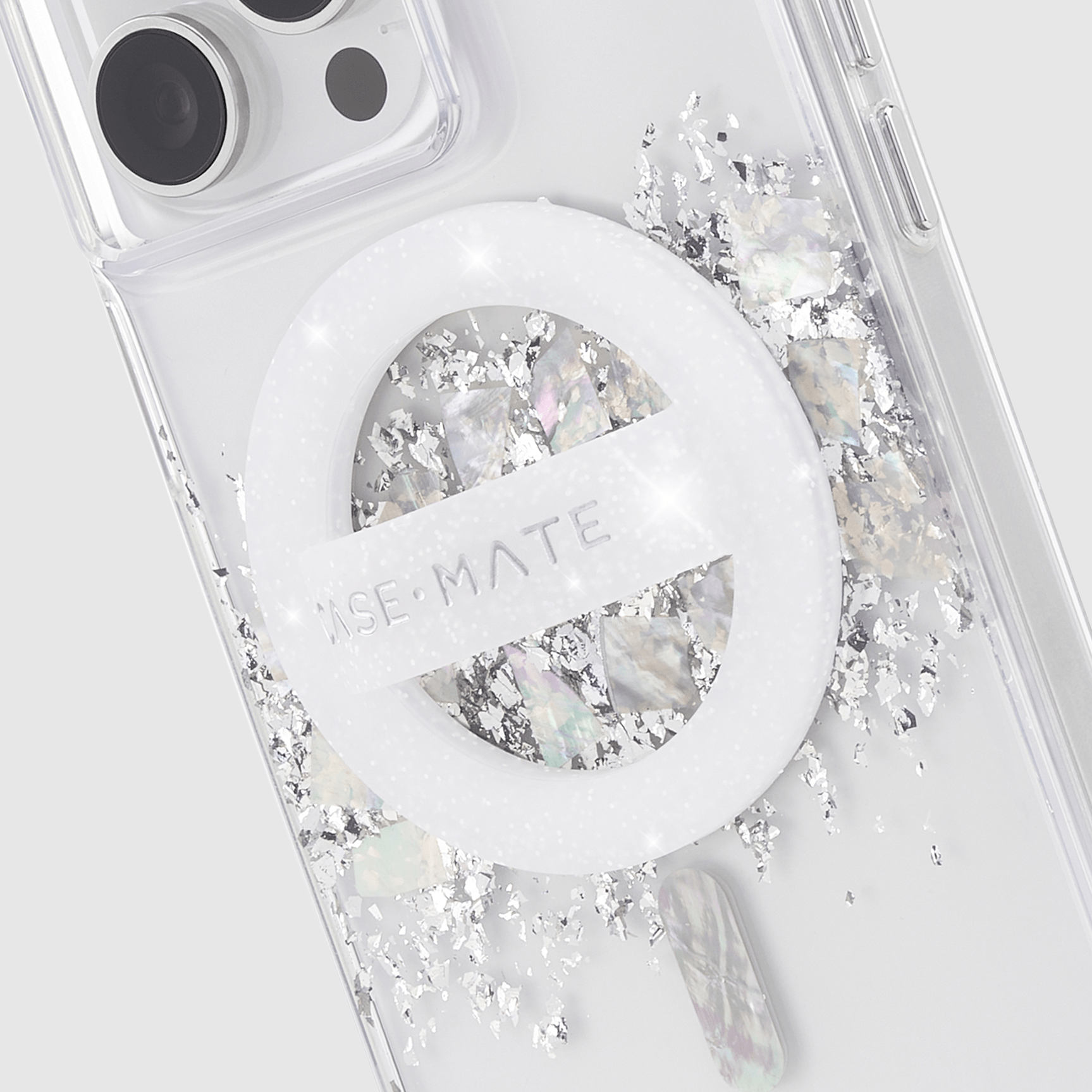 Case-Mate Magnetic Phone Ring Holder / Stand [MagSafe Compatible] for  iPhone 14 13 12 Pro Max - Champagne Crystal