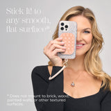 Stick It! to any smooth flat surface. Does not mount to brick, wood, painted walls, or other textured surfaces  #color_peach