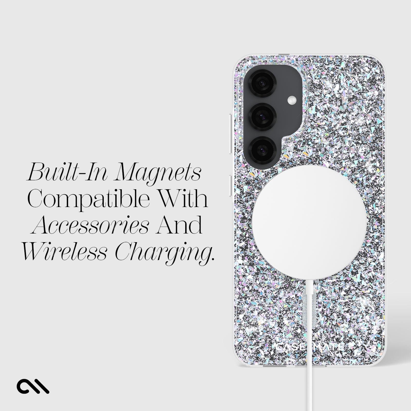 BUILT IN MAGNETS COMPATIBLE WITH ACCESSORIES AND WIRELESS CHARGING