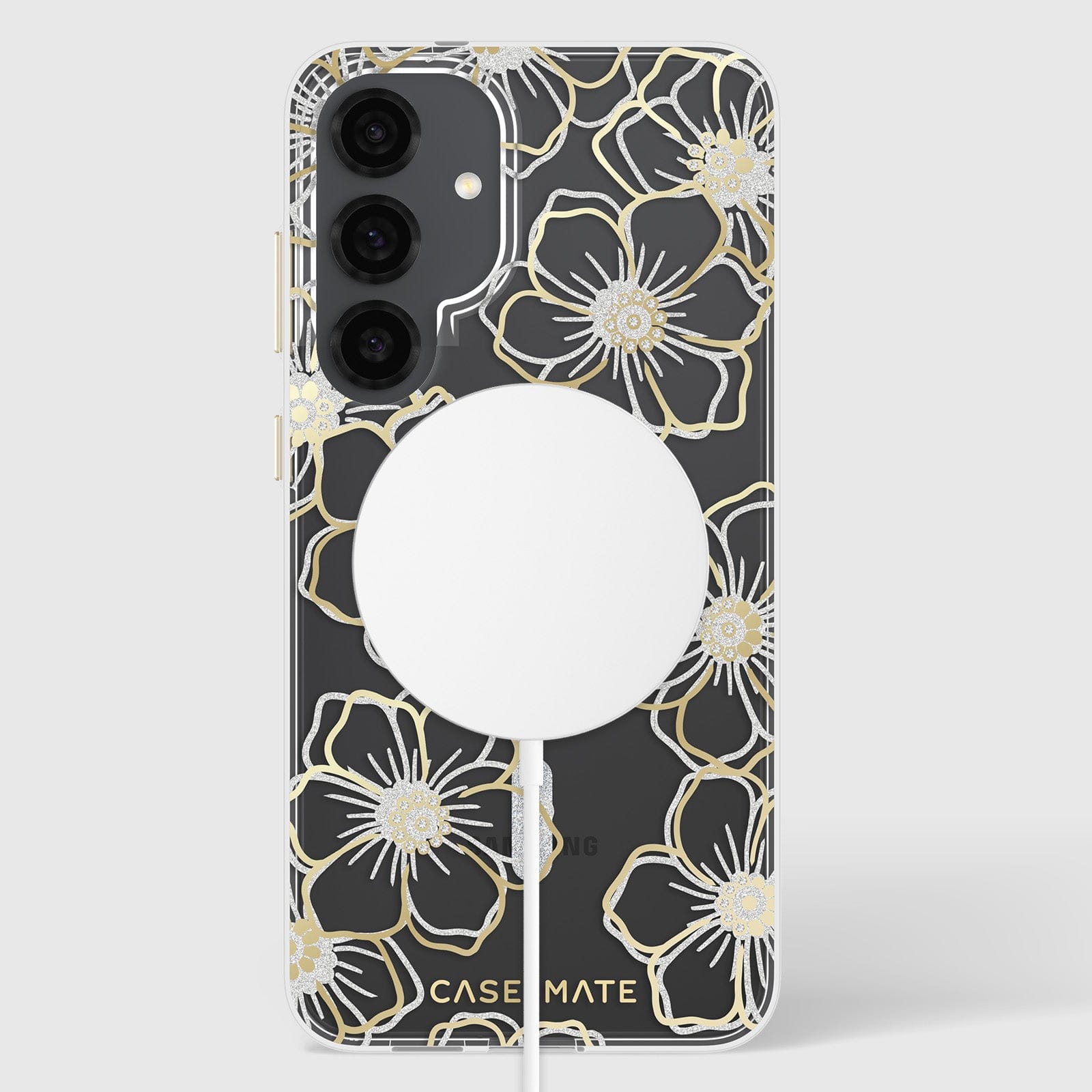 Floral Gems with Magnet- Galaxy S25+
