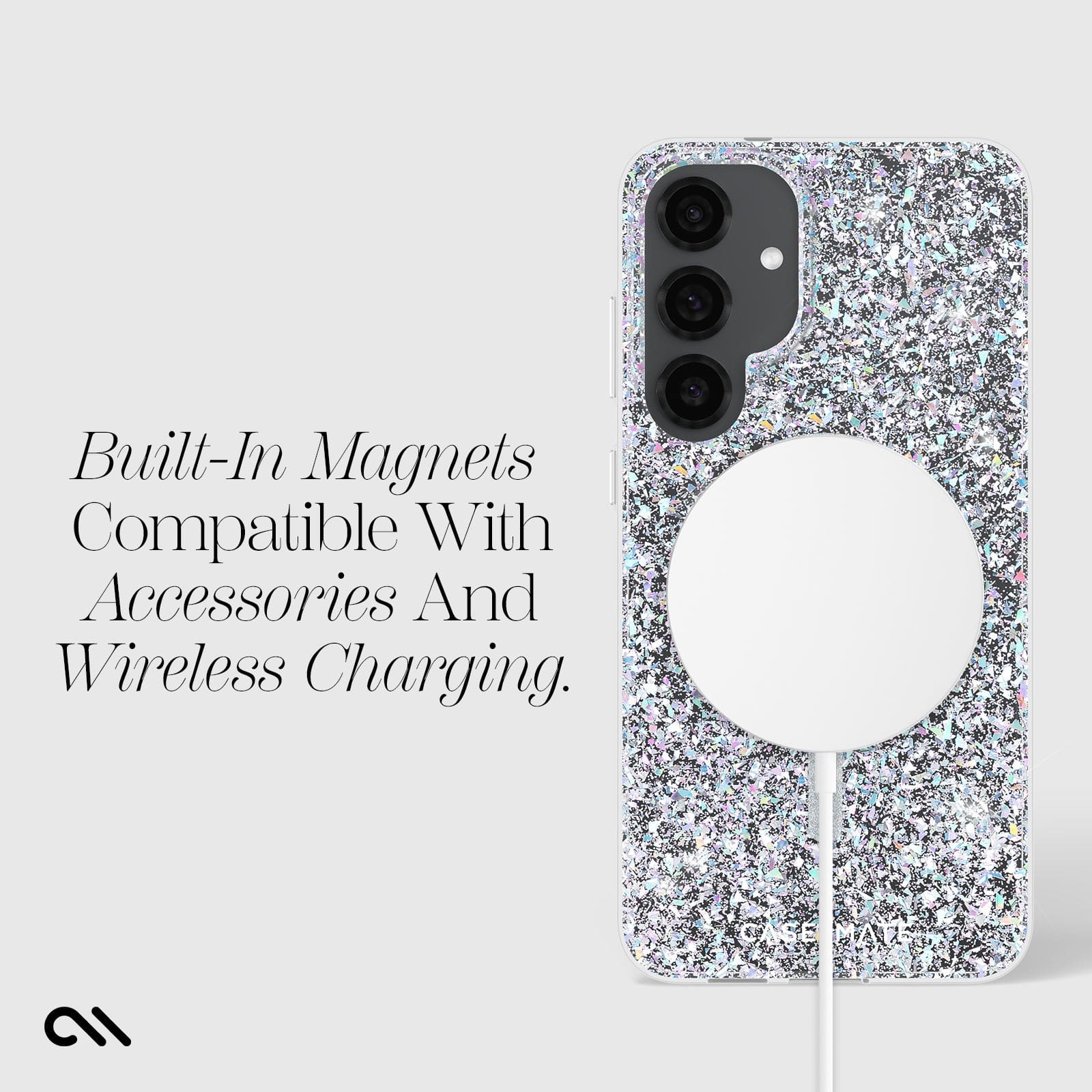 BUILT IN MAGNETS COMPATIBLE WITH ACCESSORIES AND WIRELESS CHARGING