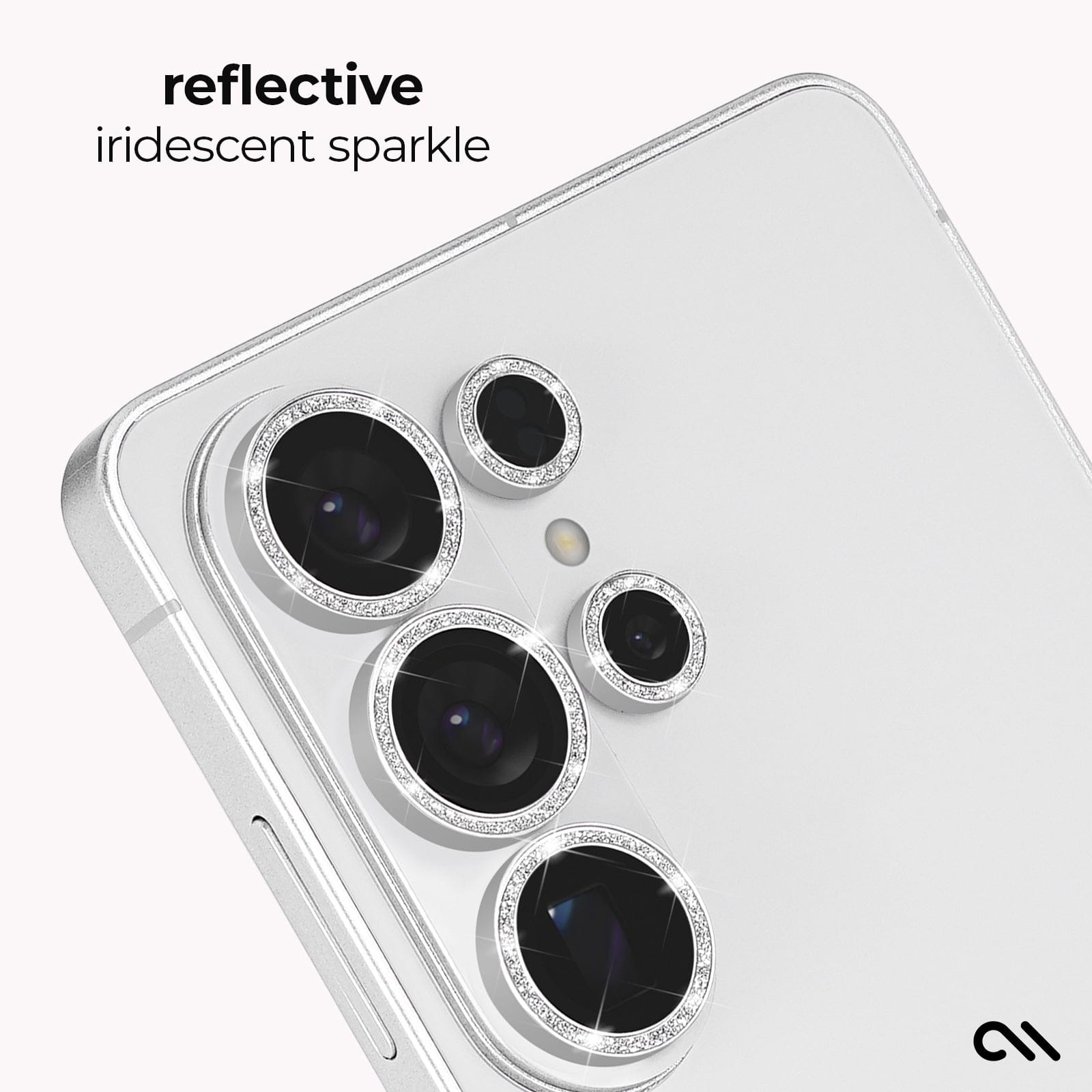 reflective iridescent sparkle