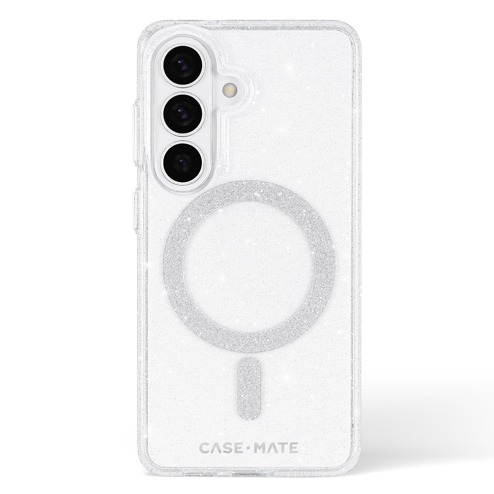 Sheer Twinkle Silver with Magnet - Galaxy S26