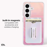 Built-in magnets compatible with accessories and wireless charging