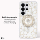 built-in magnets compatible with accessories and wireless charging