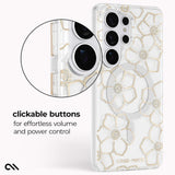 clickable buttons for effortless volume and power control
