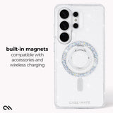built-in magnets compatible with accessories and wireless charging