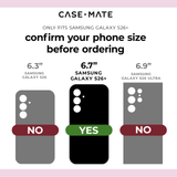 Only fits samsung galaxy S26+, confirm your phone size before ordering, 6.7" Samsung Galaxy S26+