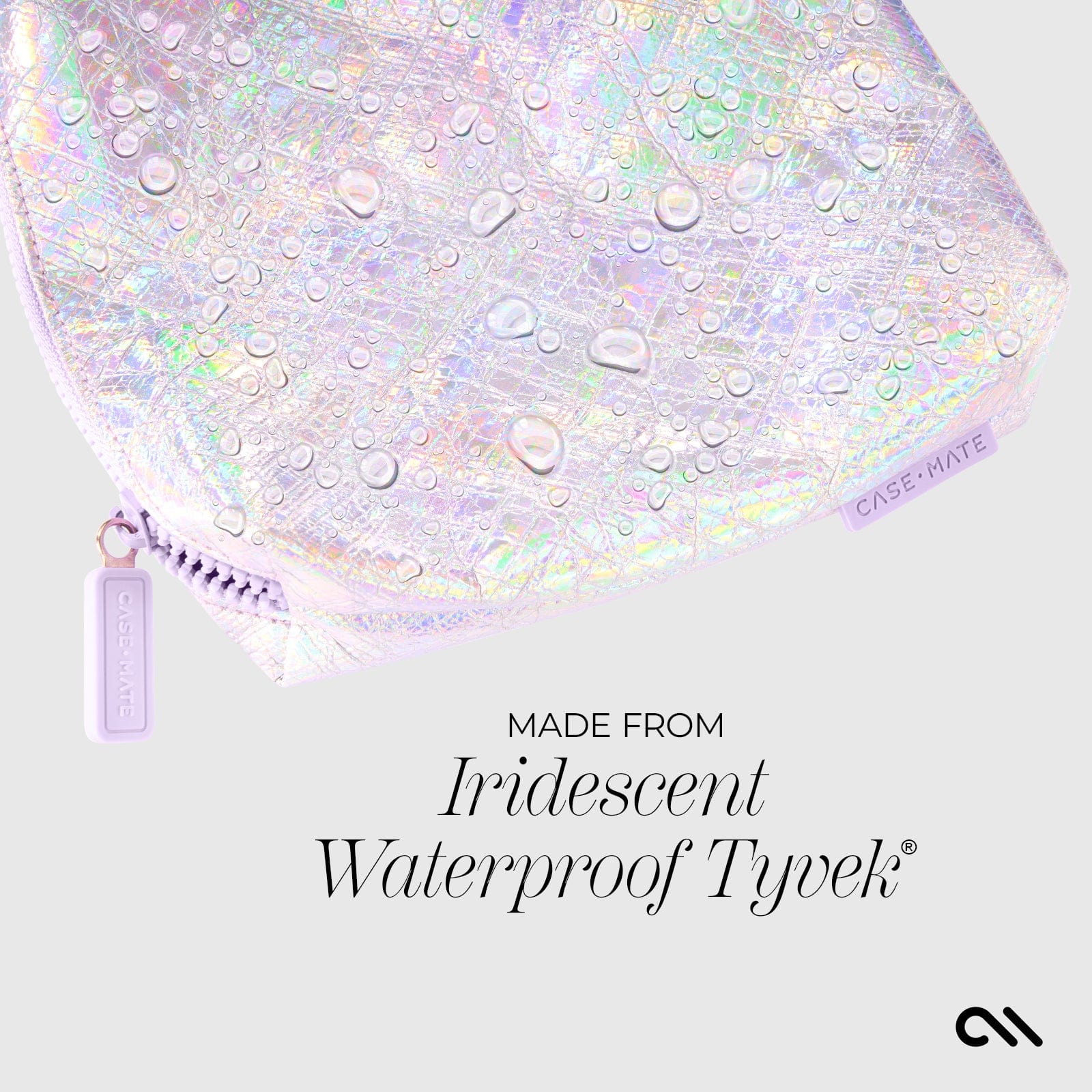 MADE FROM IRIDESCENT TYVEK