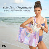 TOTE BAG ORGANIZER EASILY FITS IN YOUR BEACH TOTE