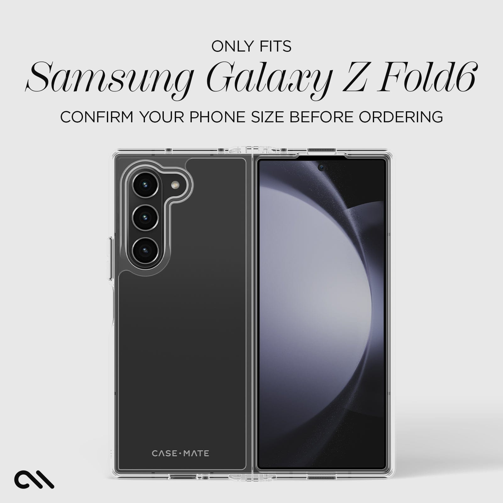 ONLY FITS SAMSUNG GALAXY Z FOLD6. CONFIRM YOUR PHONE SIZE BEFORE ORDERING