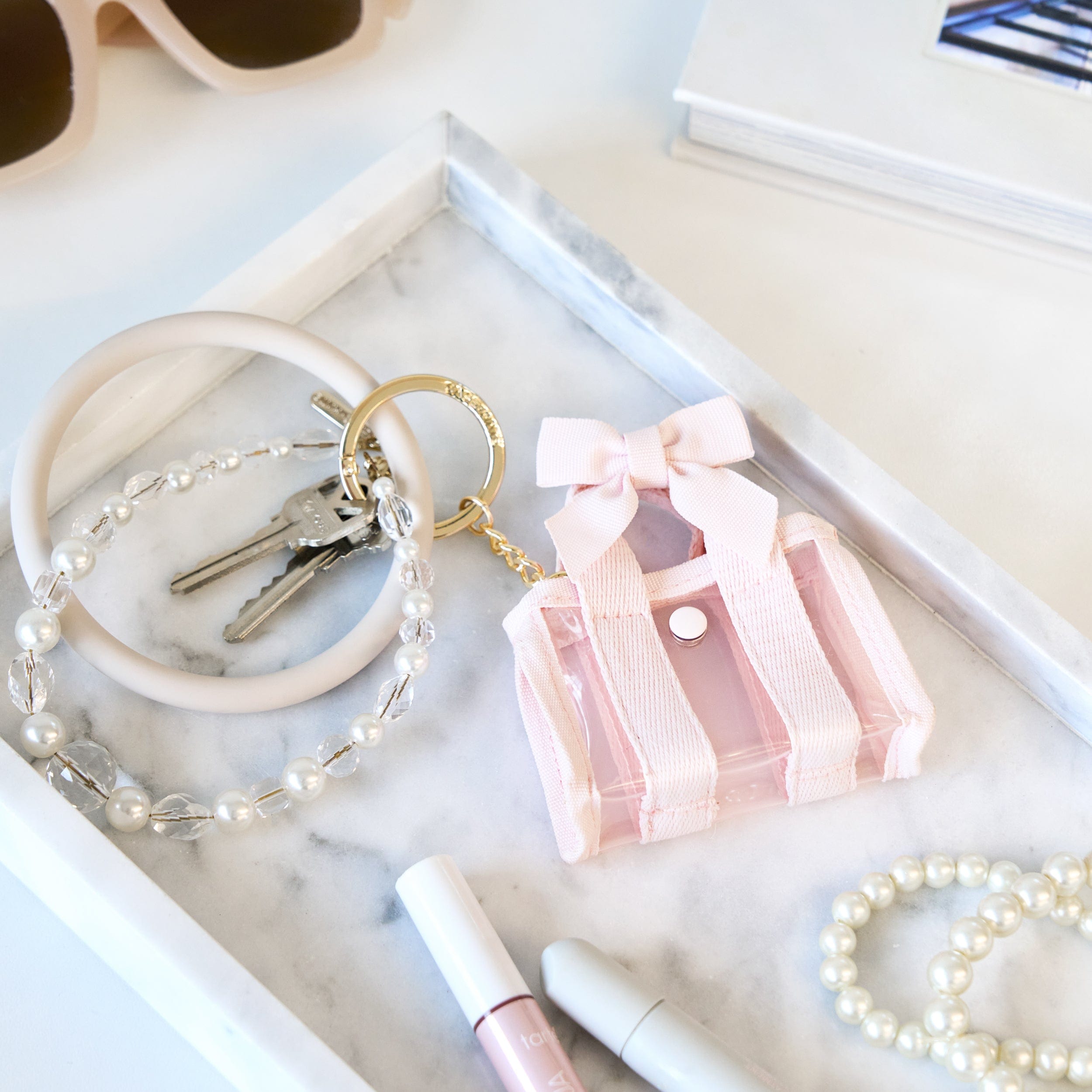 Tini Tote Charm Keychain