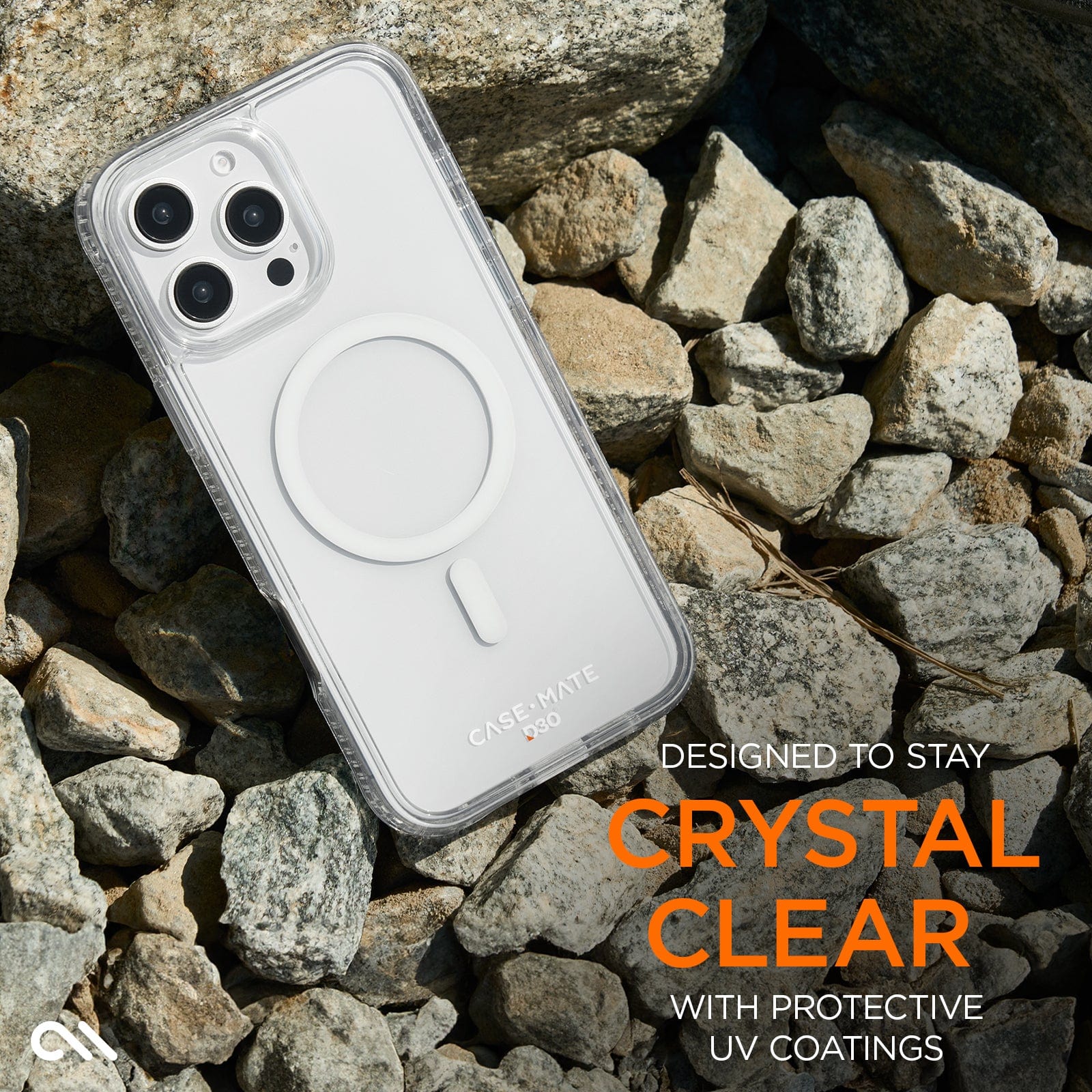 DESIGNED TO STAY CRYSTAL CLEAR WITH PROTECTIVE UV COATINGS