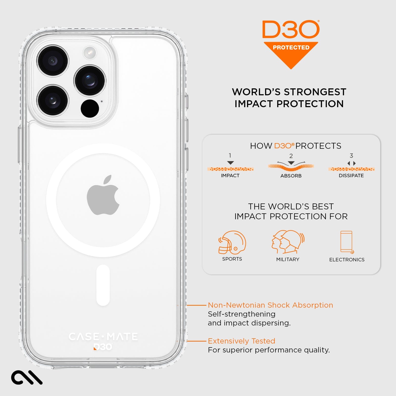 D3O WORLDS STRONGEST IMPACT PROTECTION