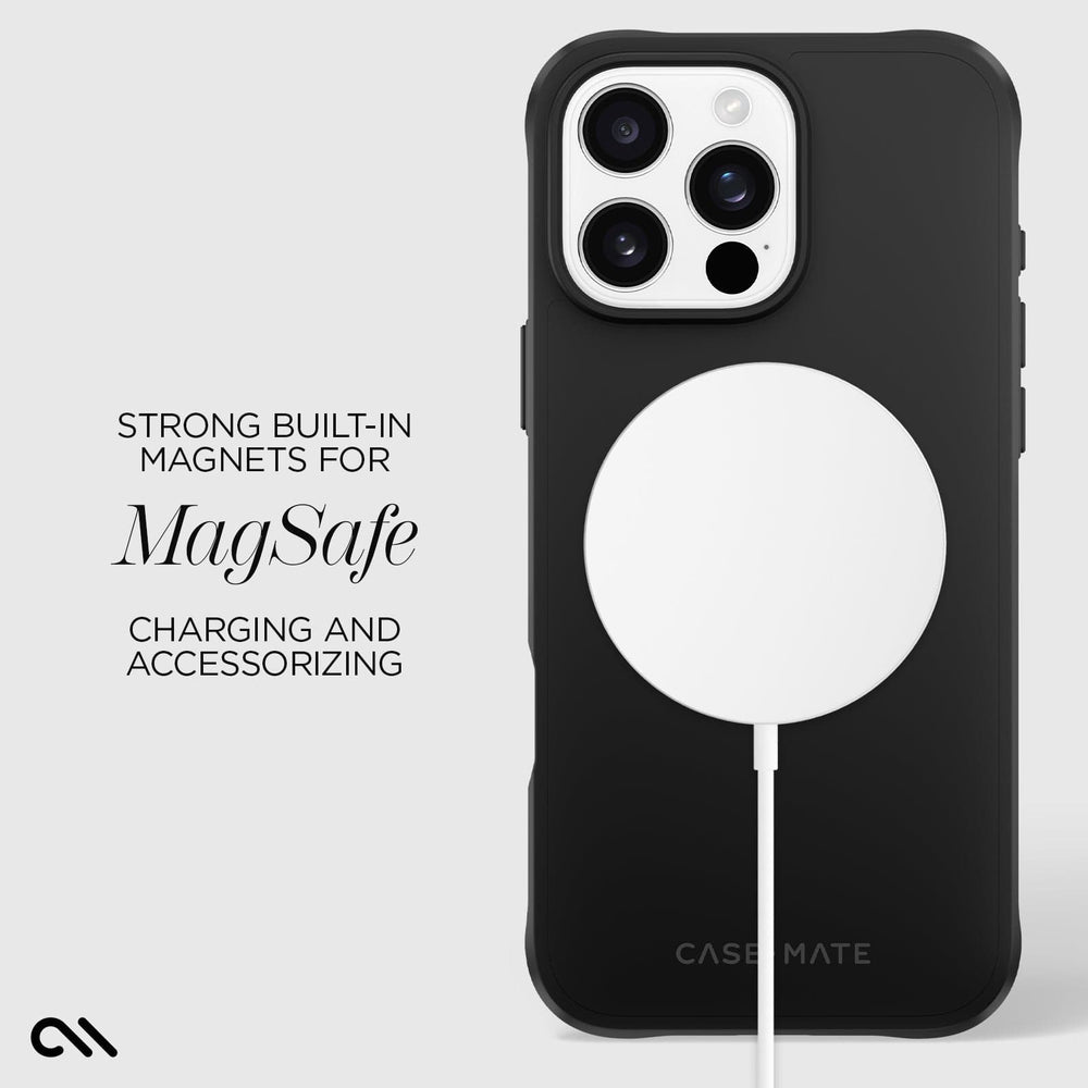 STRONG BUILT IN MAGNETS FOR MAGSAFE CHARGING AND ACCESSORIZING