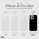ONLY FITS IPHONE 16 PRO MAX. CONFIRM YOUR PHONE SIZE BEFORE ORDERING. 