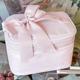 Train Case Ballet Pink Bow