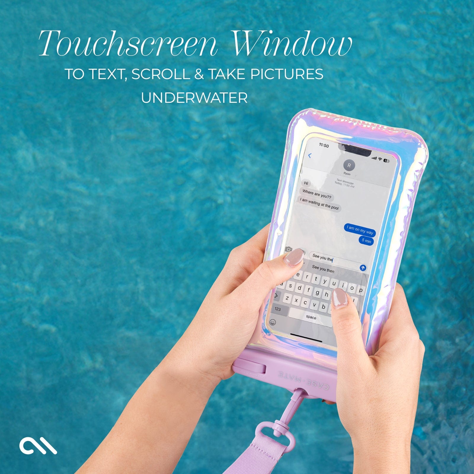 機能性抜群♪ 防水!! ★Case Mate★ Waterproof Floating Pouch Waterproof Floating Pouch: Protect Your Phone Anywhere