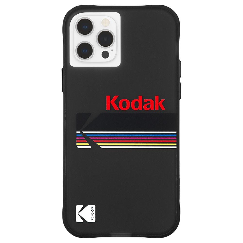 Kodak - iPhone 12 / iPhone 12 Pro. color::Matte Black Logo