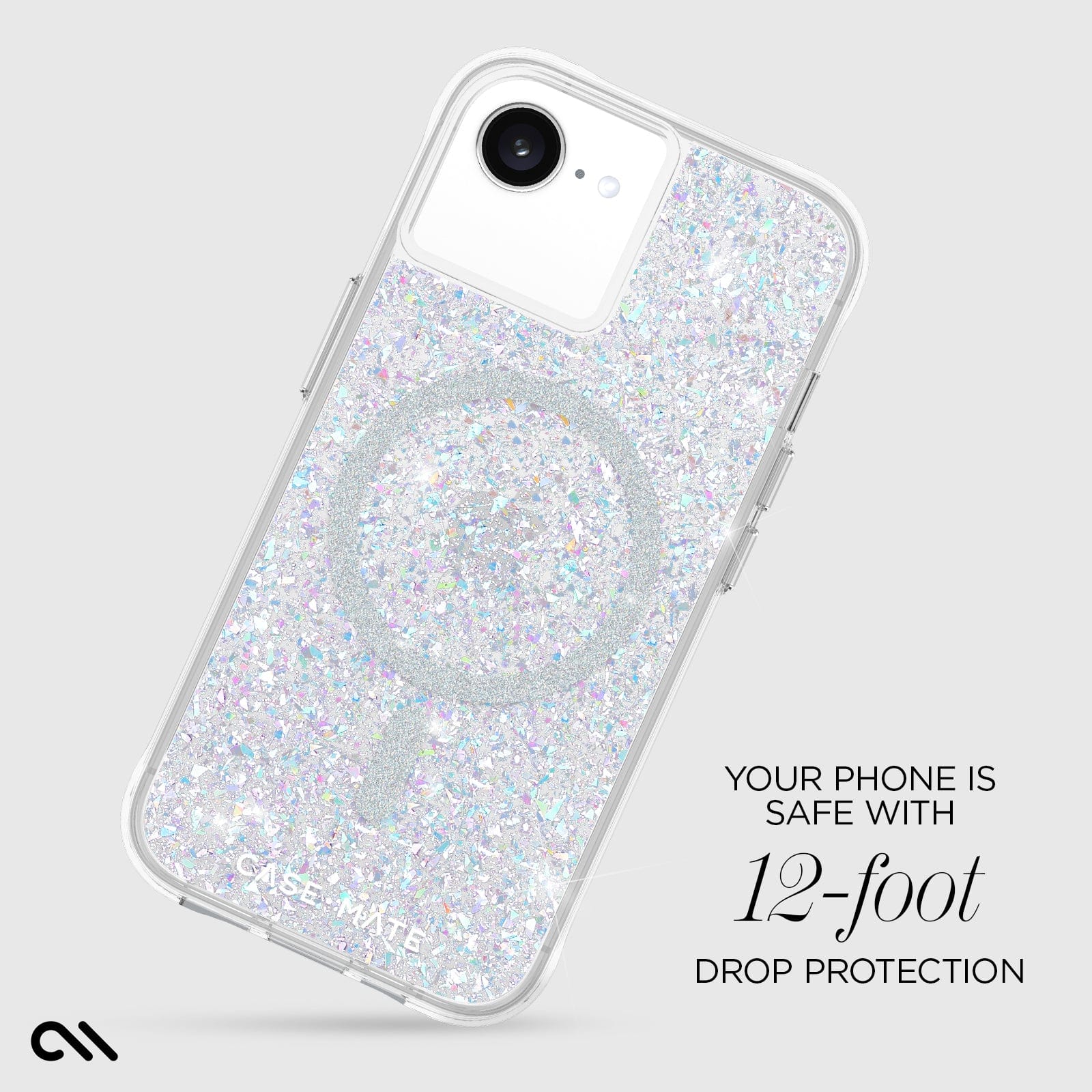 YOUR PHONE IS SAFE WITH 12-FOOT DROP PROTECTION
