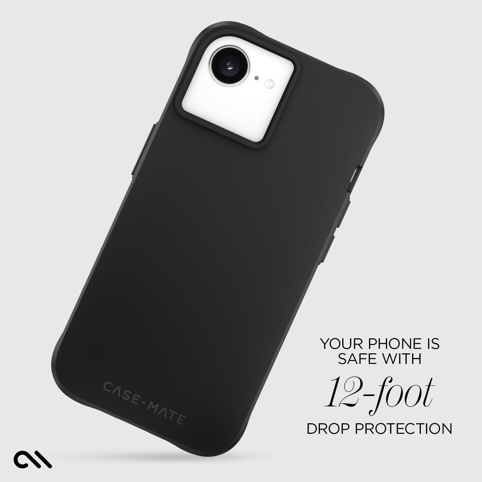 YOUR PHONE IS SAFE WITH 12-FOOT DROP PROTECTION