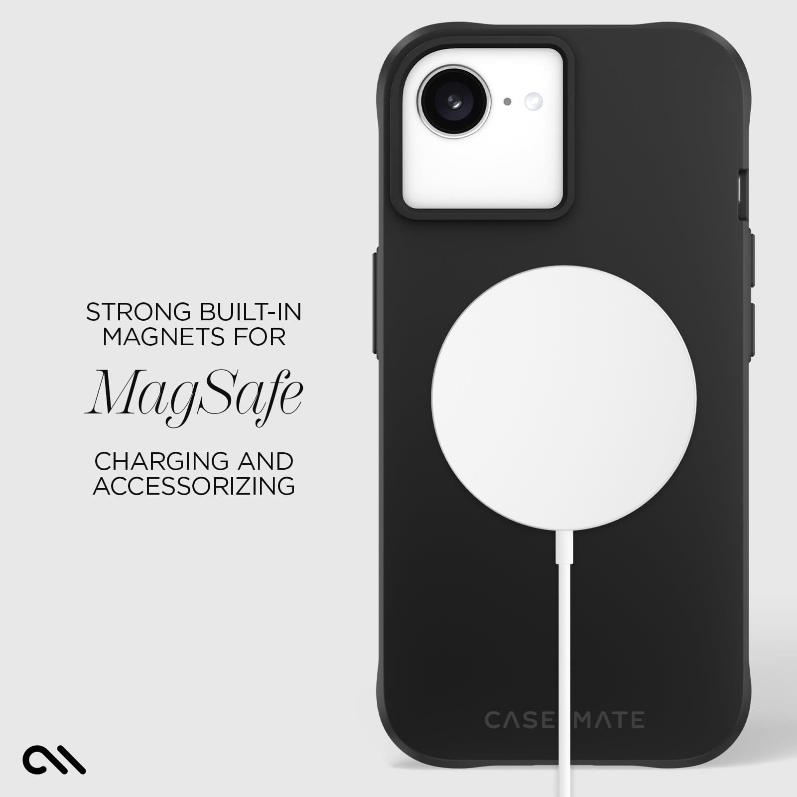 STRONG BUILT-IN MAGNETS FOR MAGSAFE CHARGING AND ACCESSORIZING