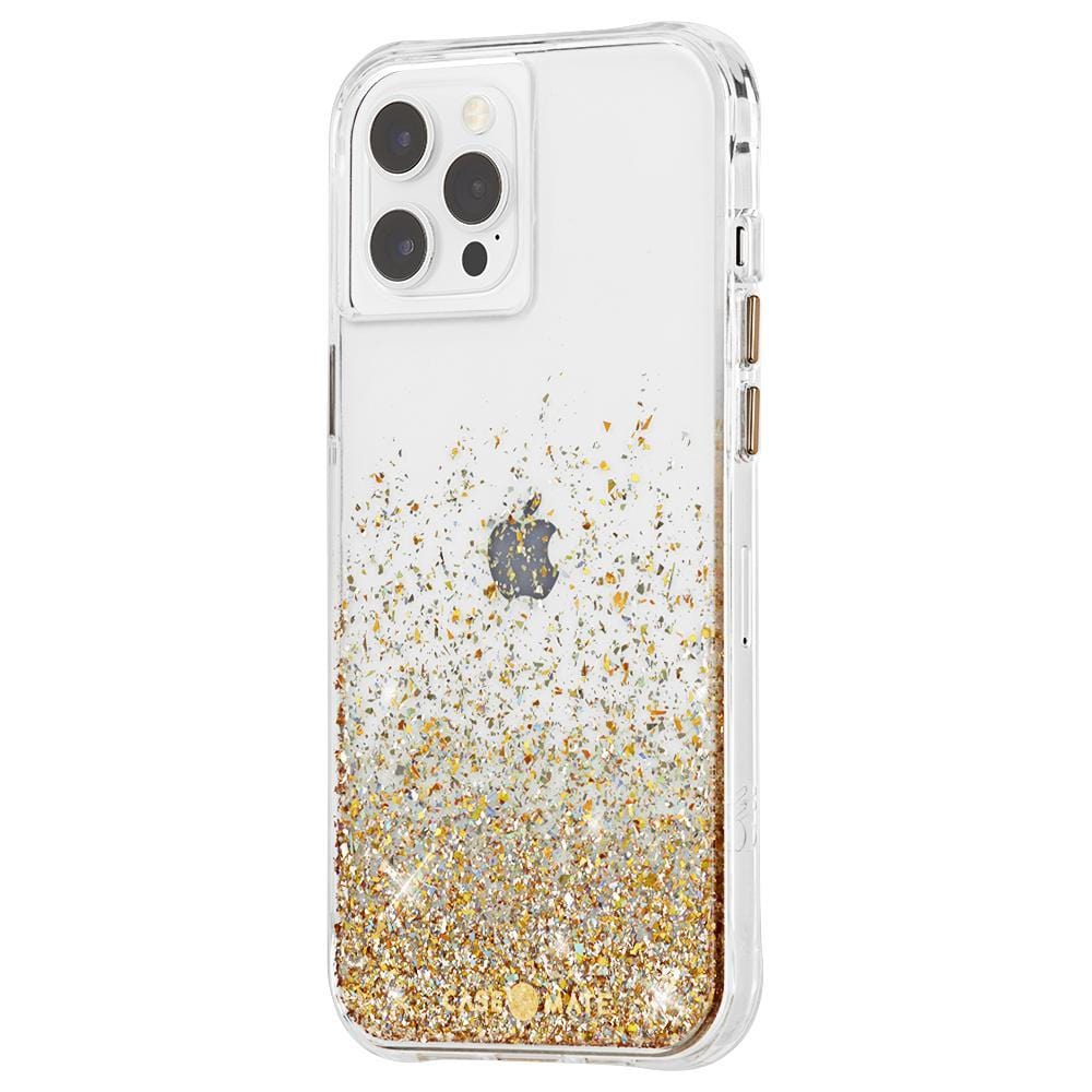 Sparkly gold case for iPhone 12 Pro Max. color::Twinkle Gold