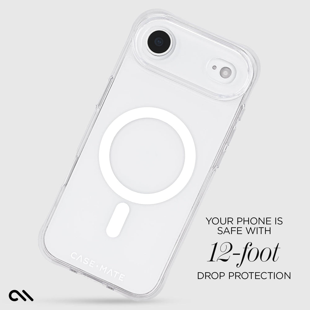 Your phone is safe with 12 foot drop protection.