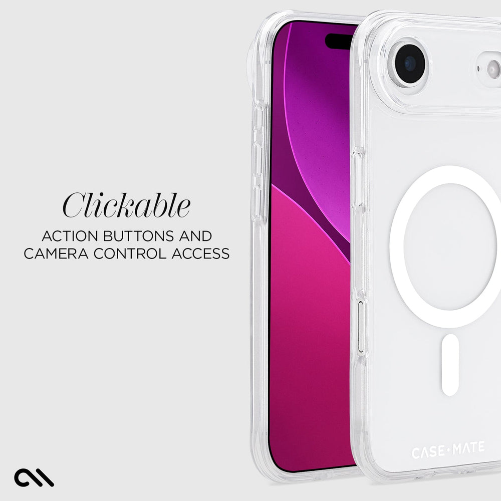 Clickable action buttons and camera control access