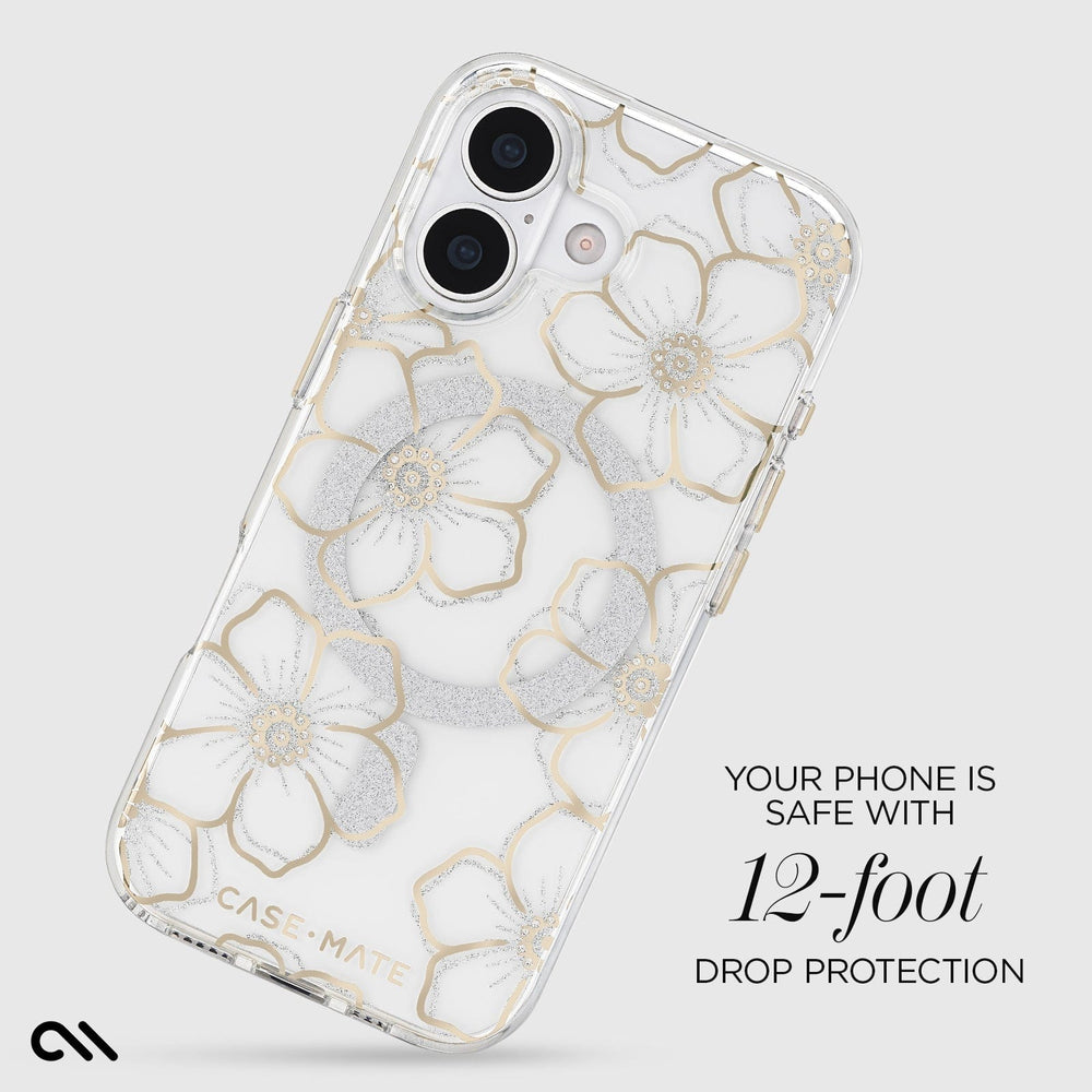 YOUR PHONE IS SAFE WITH 12 FOOT DROP PROTECTION