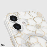CLOSE UP OF Floral Gems MagSafe PHONE CASE FOR  iPhone 17